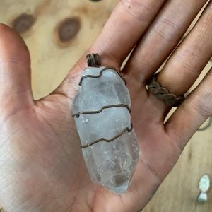 Copper Quartz Wirewrap